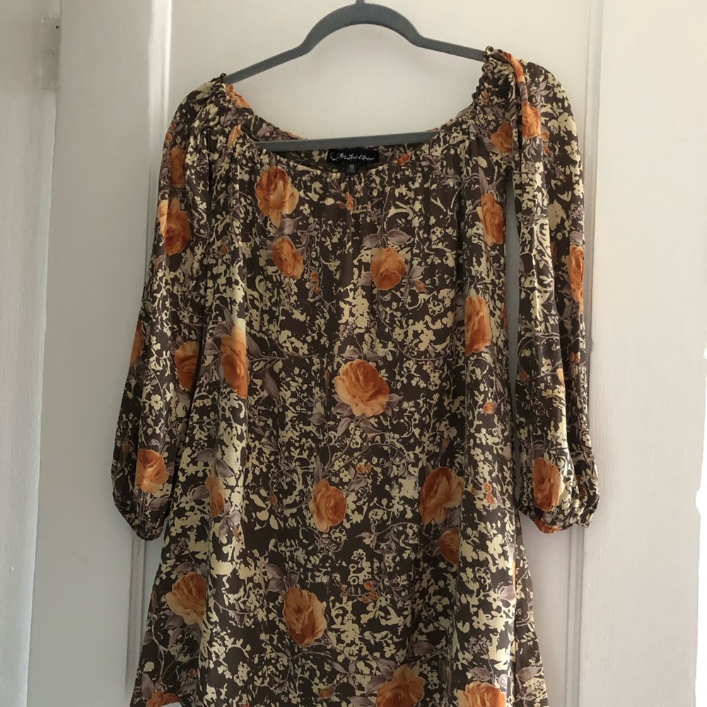 For Love & Lemons Wilson Off The Shoulder Mini Casual Dress Size: s